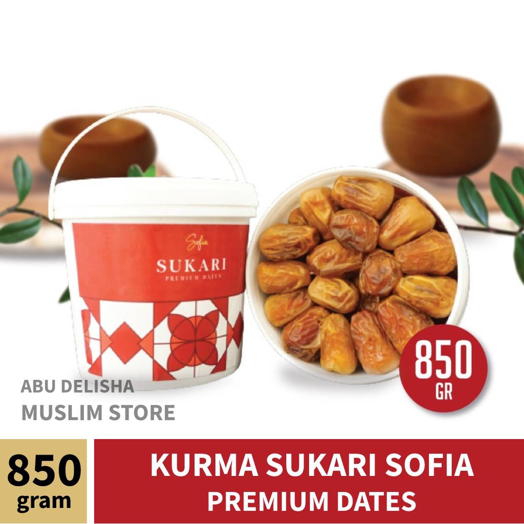 

Kurma Sukari 850 g sofia - sukari ember 850gram - sukari 850 gr sofia