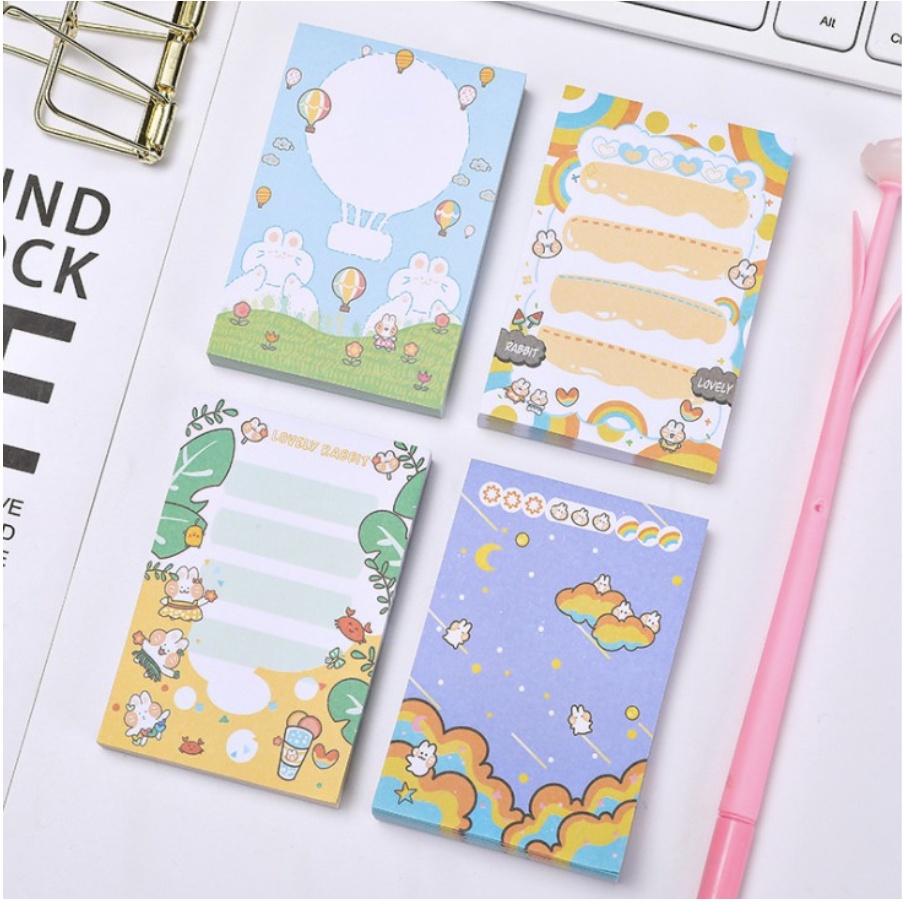 【GOGOMART】Sticky Notes Tempel / Memo Catatan Pembatas - Rabbit Kelinci