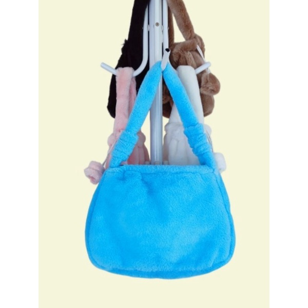 Shoulder bag Tas Selempang wanita Shoulder fur bag Tas Bulu Tas Bahu Wanita