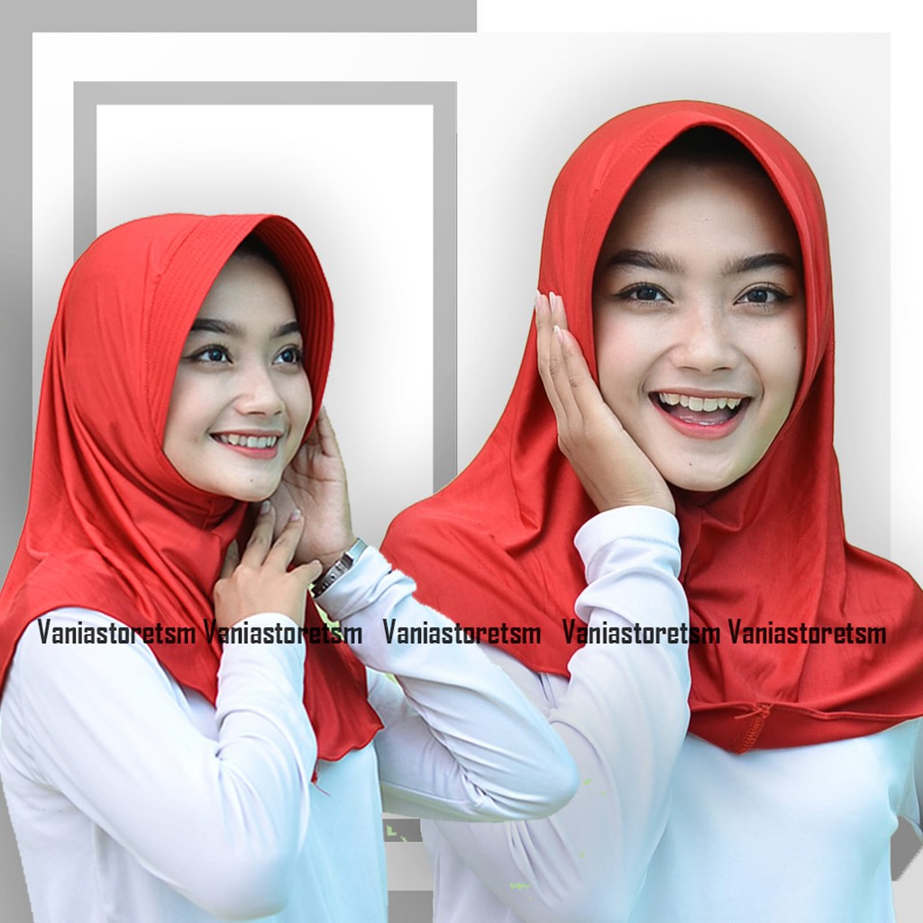 HIJAB SPORT MENUTUP DADA PREMIUM OLAHRAGA