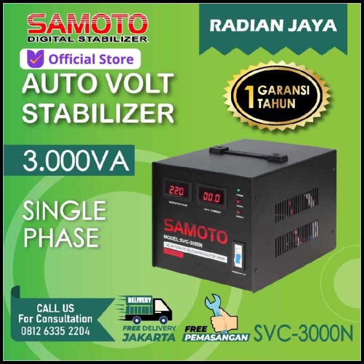 Stabilizer Samoto 3000Va Servo Motor