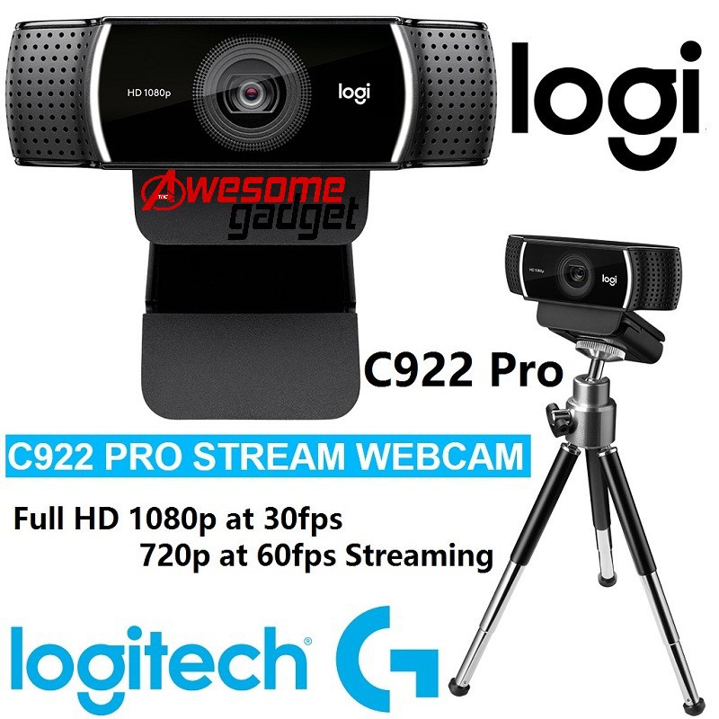 Logitech C922 Pro Stream 1080 P Webcam