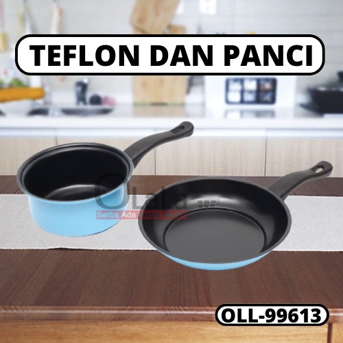 PANCI SET 2IN1 FRY PAN DAN PANCI SUSU FRY PAN SAUCE MILK PAN OLL-99613