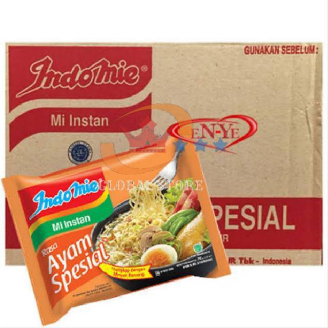 Mie instan indomie rasa ayam special dus