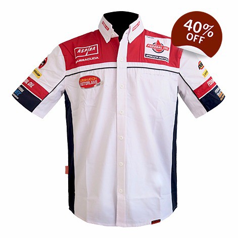 Shirt Kemeja Respiro Gresini Racing Moto2 Official Merchandise TERMURAH