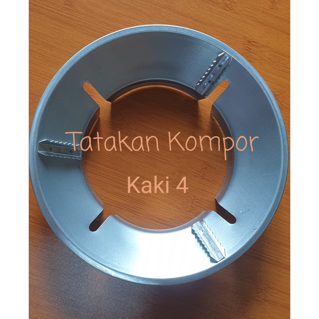 Tatakan kompor kaki 4 penghalang angin kompor