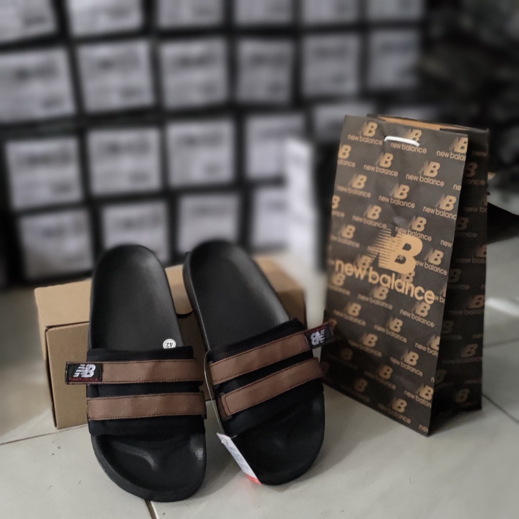 TERBARU SANDAL NB SANDAL SELOP SLIP ON SLIDE SLOP SENDAL DISTRO KEKINIAN TERBARU MASAKINI IMPORT ORI