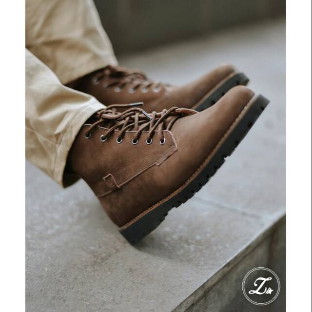 Sepatu Kulit Pria Boots Original Zapato Icon