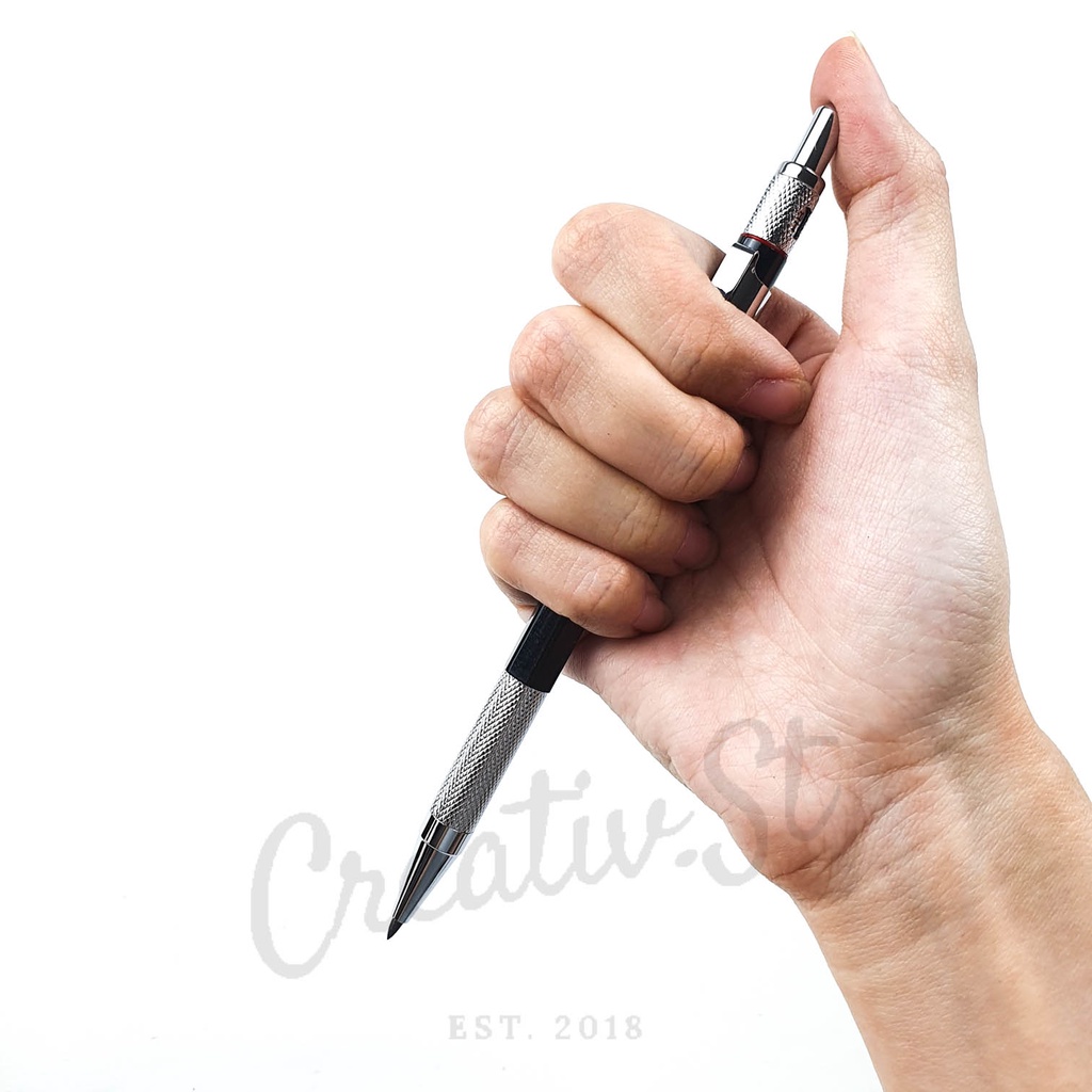 

RK De Goya Pensil Mekanik Metal Besi Mechanical Pencil 2.0 Mm 2.0Mm