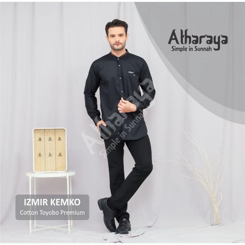 Kemeja Koko Lengan Panjang Toyobo Premium IZMIR By Atharaya