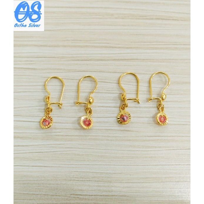 ANTING KAIT ANAK&quot; PERAK 925 LAPIS MAS