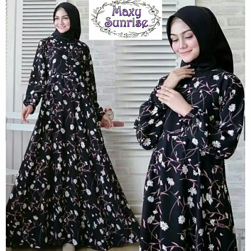 SF GAMIS SUNRISE MAXY MONALISA 3warna juragan fashion