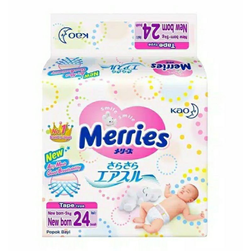 Merries Premium New Born NB24