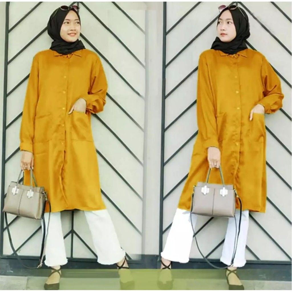 ((BISA COD)) TUNIK WANITA ANISA / TUNIK MUSLIM / GAMIS / TERBARU/TUNIK MURAH