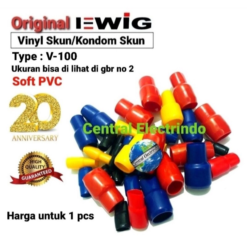 Vinyl Skun Kabel EWIG V-100 Harga per 1pcs.