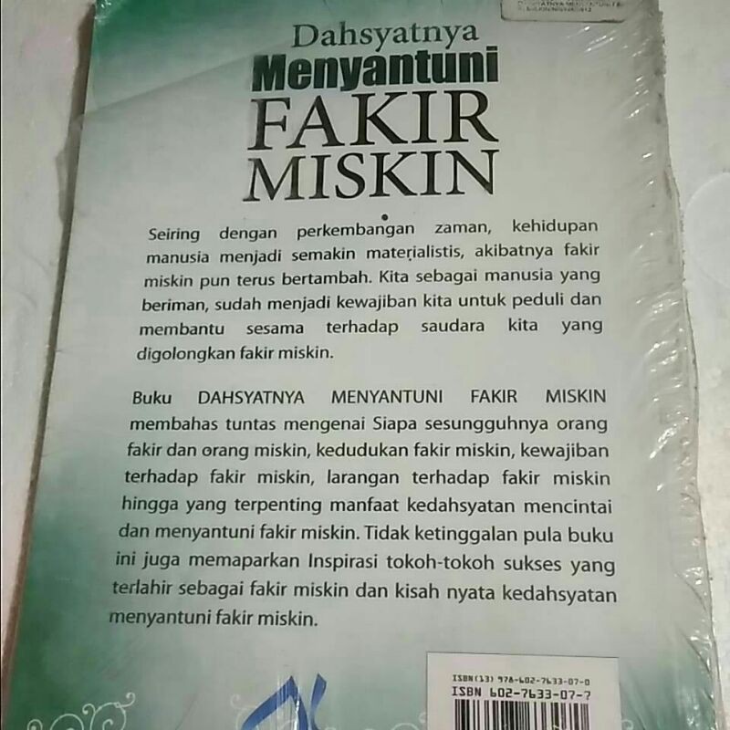 Buku Dahsyatnya Menyantuni Fakir Miskin Shopee Indonesia