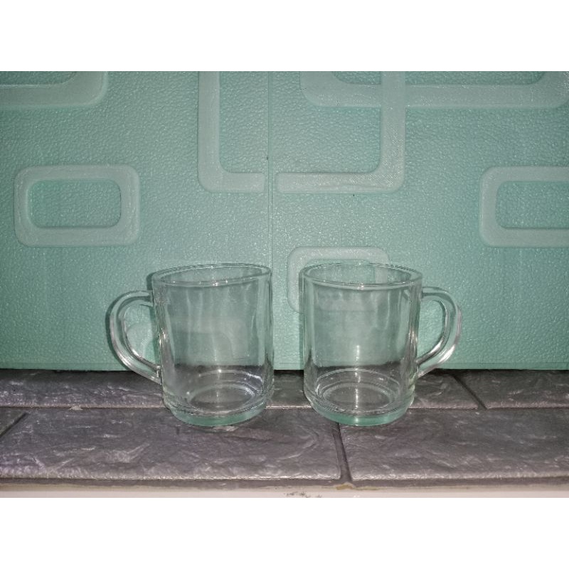 Gelas Kaca Gagang Kecil 250ml (6pcs)