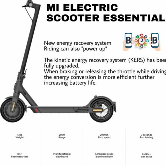 XIAOMI ELECTRIC SCOOTER ESSENTIAL - MI Kick Scooter Skuter Elektrik