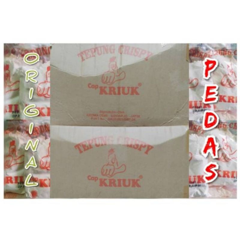 

TEPUNG CRISPY CAP KRIUK rasa original dan pedas