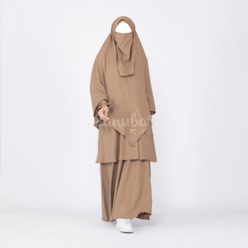 GAMIS LAYER SET BY ZANUBA HIJAB