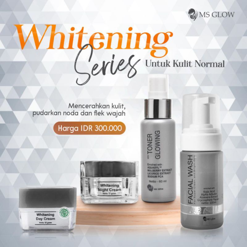 Paket whitening MS Glow glowing