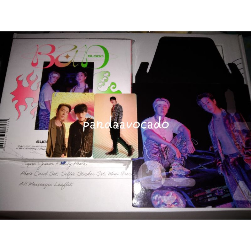 Album Donghae Eunhyuk Bad Blood set
