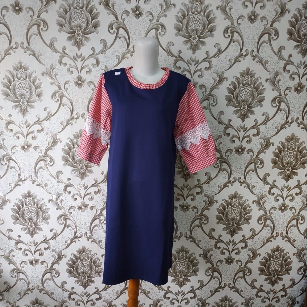 BAJU TUNIK/BAJU TUNIK DALAM/BAJU ATASAN DALAM/BAJU TUNIK KOMBINASI/ BAJU TUNIK KOTAK-KOTAK