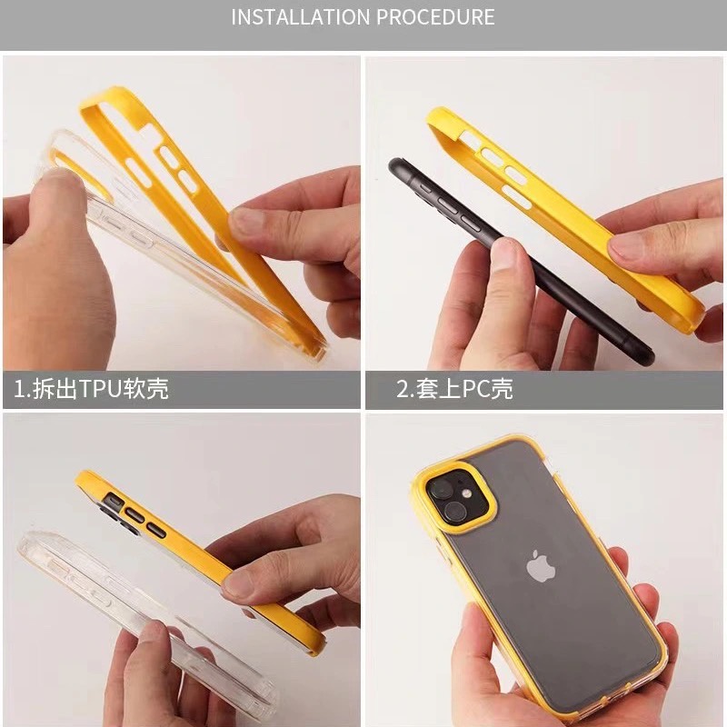 Case holder Kartu Bening Untuk iPhone 14 Pro Max 13 Pro Max 11 11 Pro 11 Pro 11 Pro Max 12 12pro Max