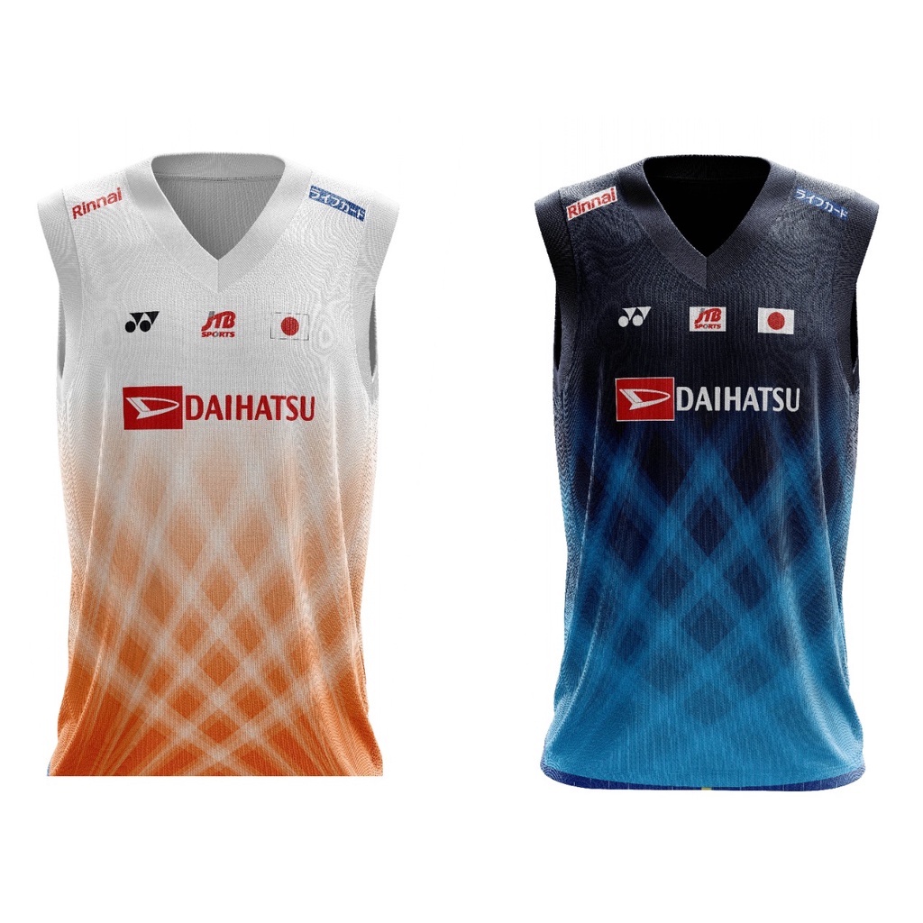Jersey Badminton Japan (Versi Singlet) Full Printing
