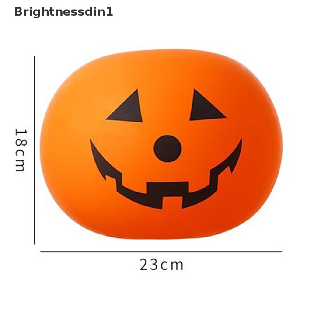 5 Pcs Balon Latex Bentuk Labu Halloween Dengan Lampu Led Untuk Dekorasi Pesta