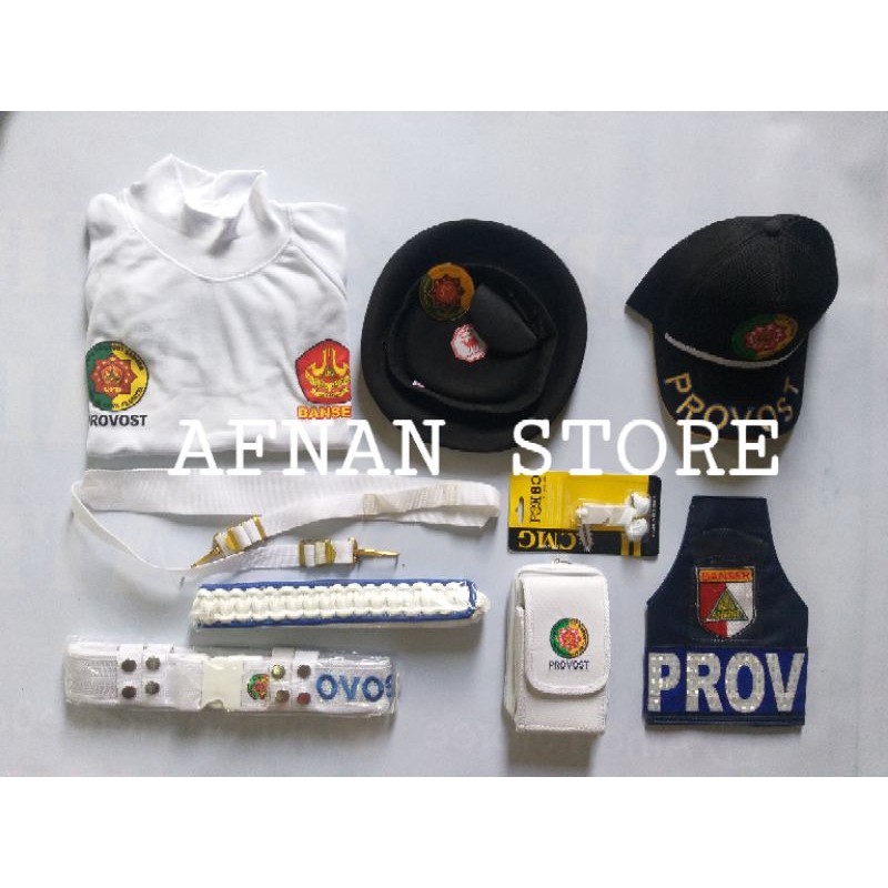 ATRIBUT PROVOST BANSER LENGKAP + BARET CAMEL