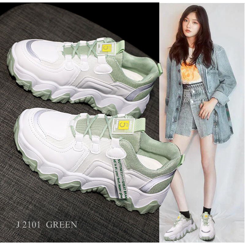 SEPATU WANITA SNEAKER FASHION ALA KOREA QORIAH 2101