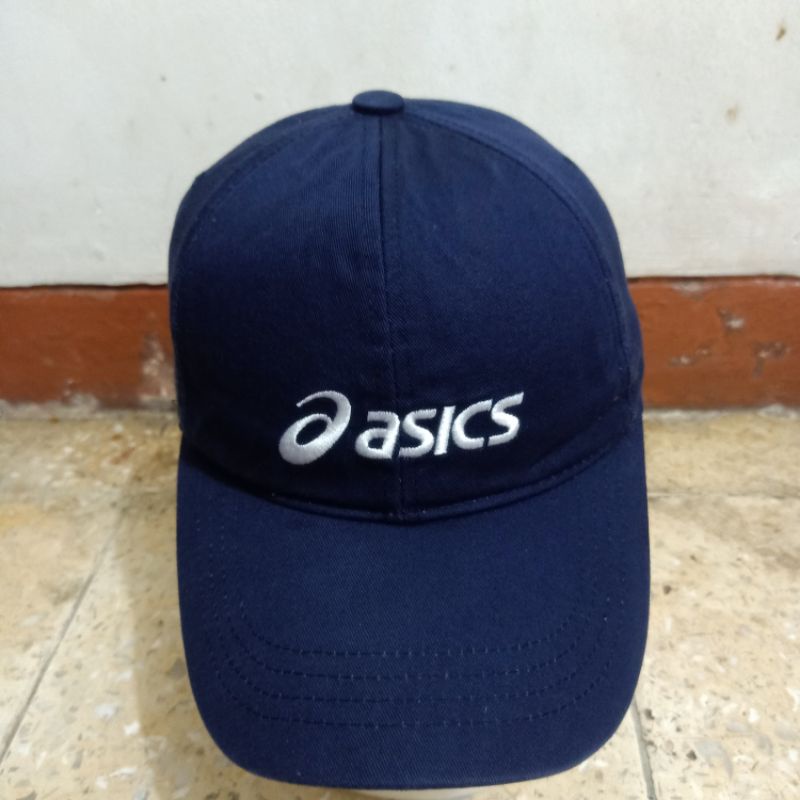 Topi asics original setelan second bekas