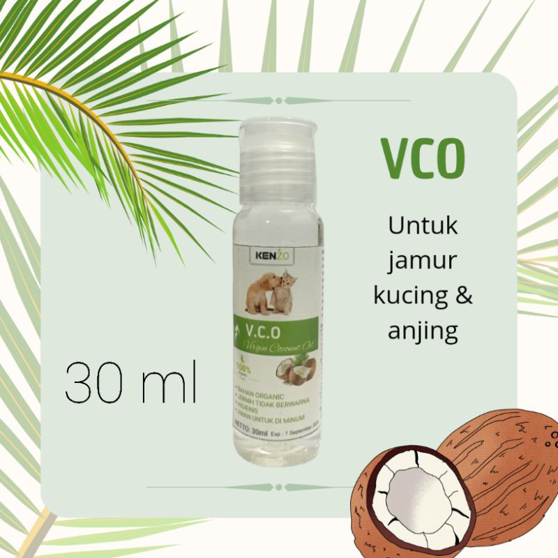 VCO 30ML KUCING, ANJING, HAMSTER UNTUK JAMUR, SCABIES, PARASIT