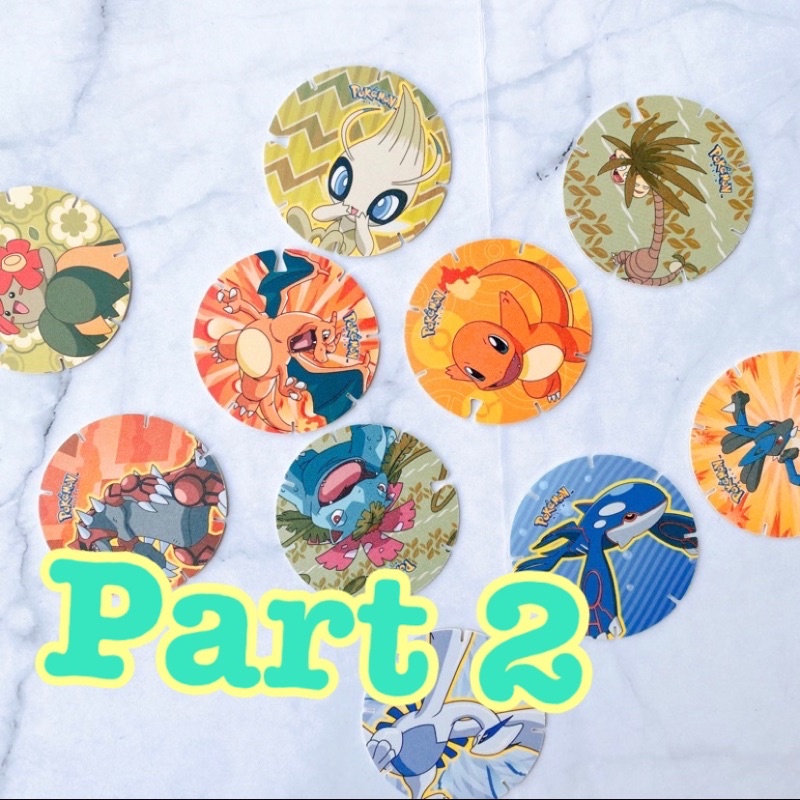 tazos pokemon koin chiki balls part 2