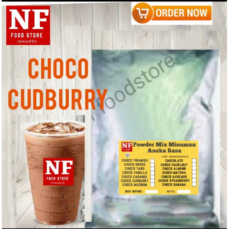 

CHOCO CUDBURRY POWDER MIX BUBUK MINUMAN