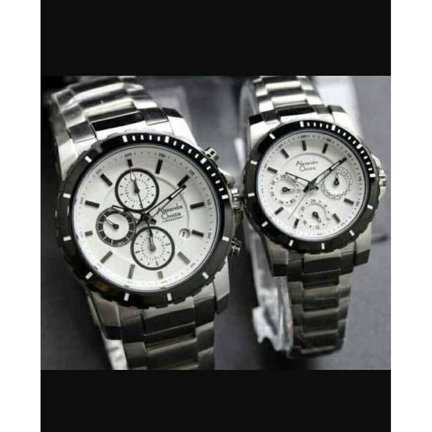 Jual Jam Tangan Couple ALEXANDER CHRISTIE 100% ORIGINAL Terkini