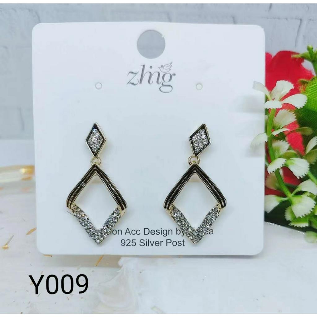 Anting Permata Cantik Perhiasan Fashion Y008 Y009