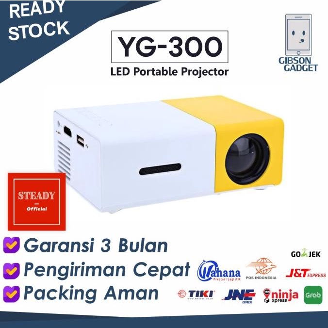 Mini Original YG300 LED Portable Projector 500LM yg300 yg 300 YG 300