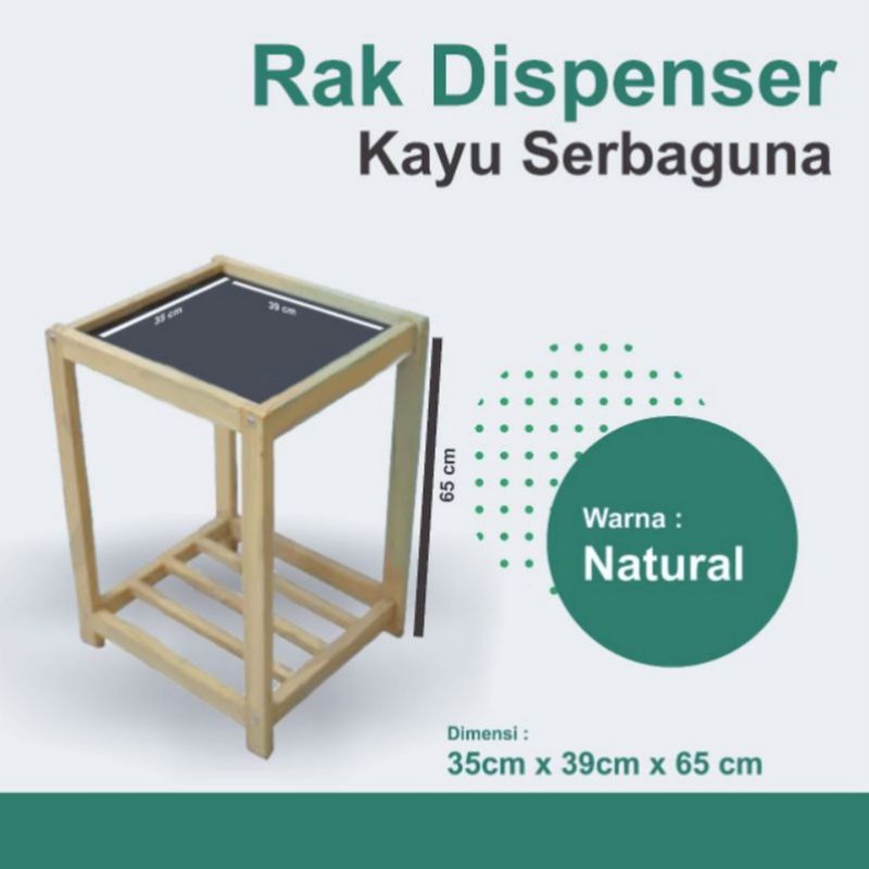 Rak Dispenser kayu