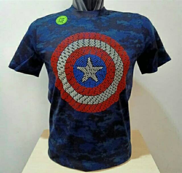 Kaos Avengers dan Iron Man Motif