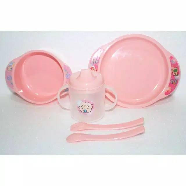 Lusty Bunny Alat Makan Bayi Feeding Set 6 in 1 LB-1363