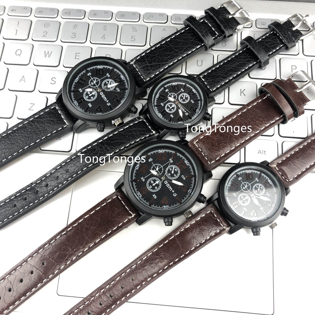 ✅[COD] Jam Tangan Kulit vios murah import grosir premium arloji pria  tanggal men watch C26