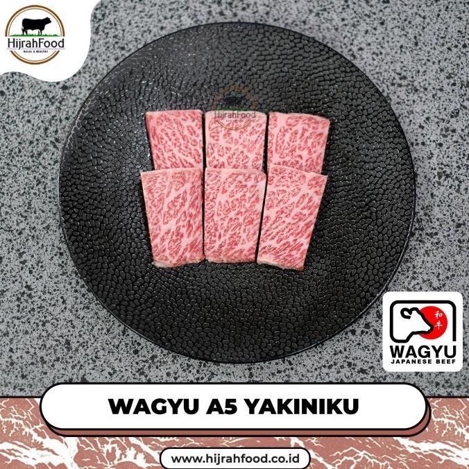 

JAPANESE WAGYU A5 NISHIAWA BEEF YAKINIKU CUT | DAGING SAPI GRADE A5 DFGH5136