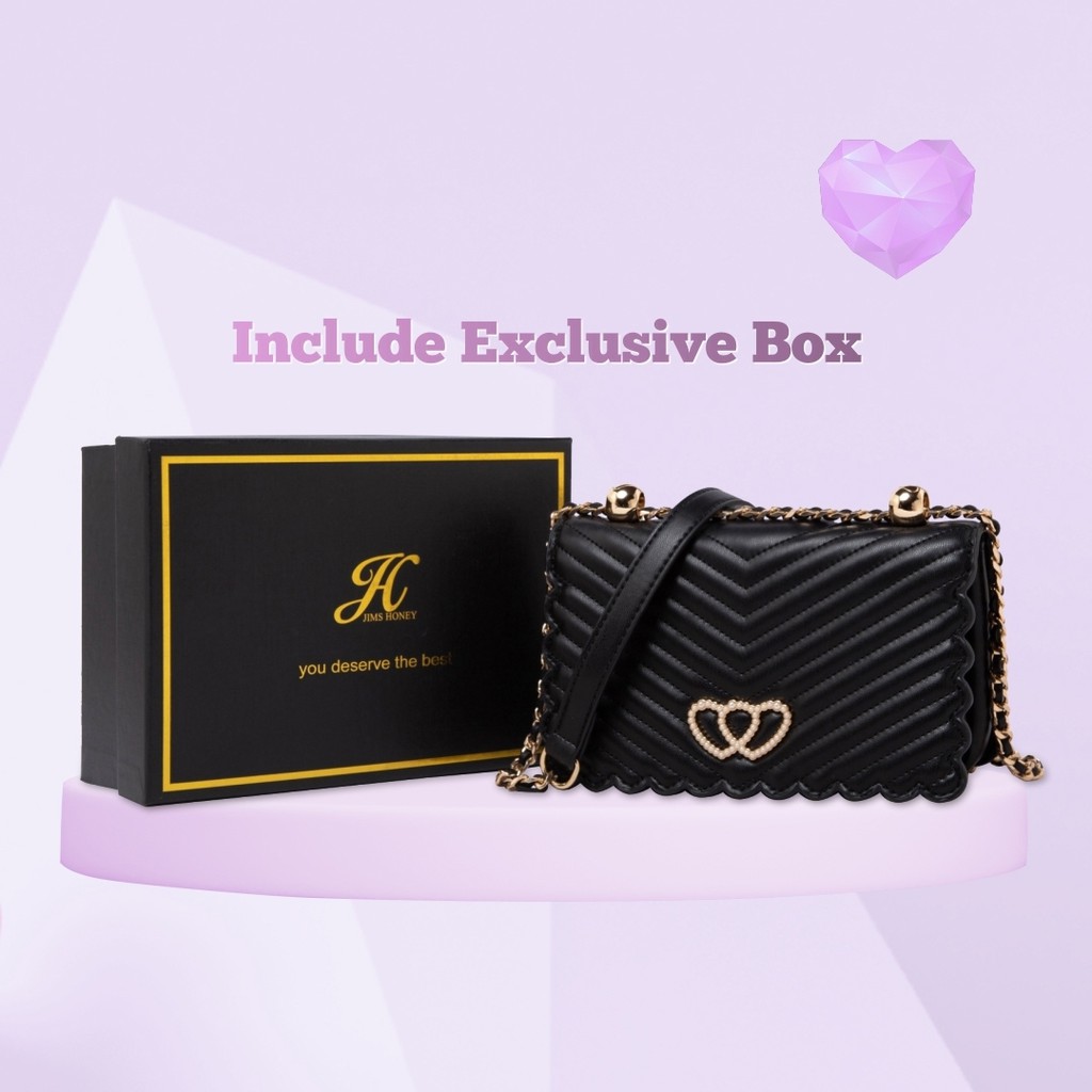[FREE GIFT] JH CAITLIN BAG (BOX EXCLUSIVE) - Tas Selempang / Tas Pesta JIMS HONEY ORI JIMSHONEY