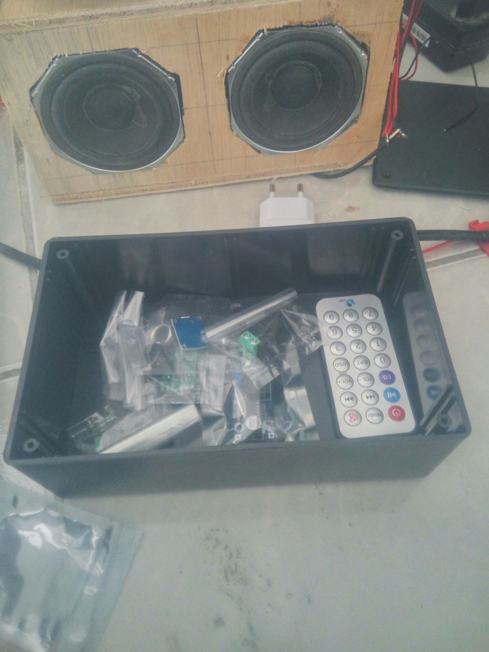 Box Hitam Plastik Type C 180x115x60 Mm 18x11,5x6 Cm Box Casing Driver
