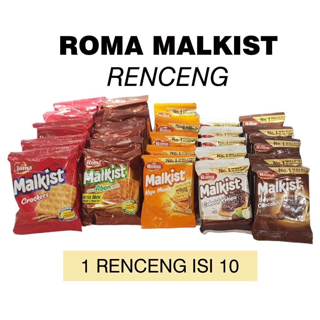 ROMA MALKIST 1RENCENG ISI 10