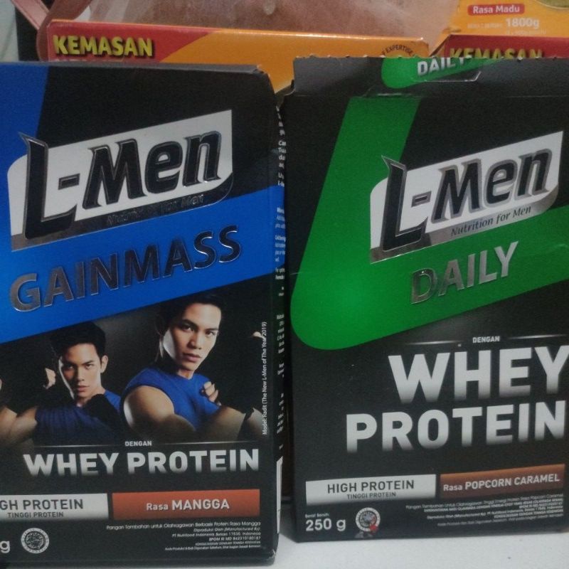 L-Men gainmass 225g 500g &amp; daily 250g