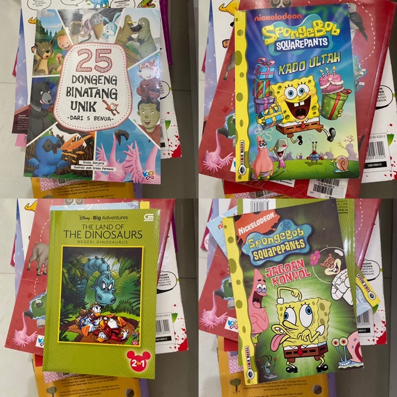 buku untuk anak , cerita tidur bahasa indonesia , dongeng , pengetahuan , bergambar , lucu | 25 dong