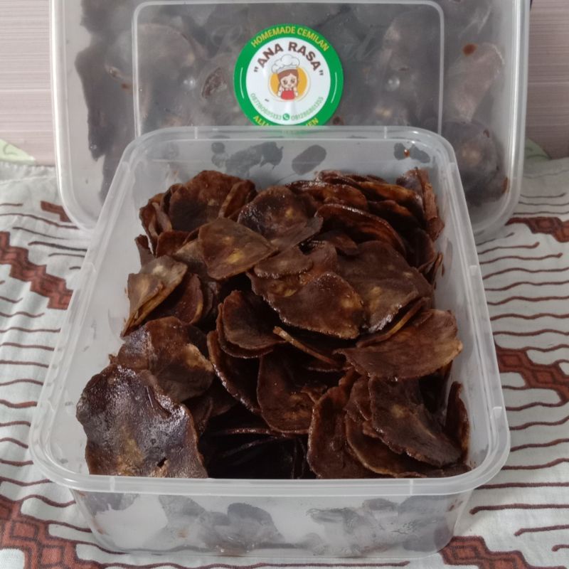 

KRIPIK PISANG KEPOK COKELAT LUMER 150 gr (Home Made) Tanpa Pengawet